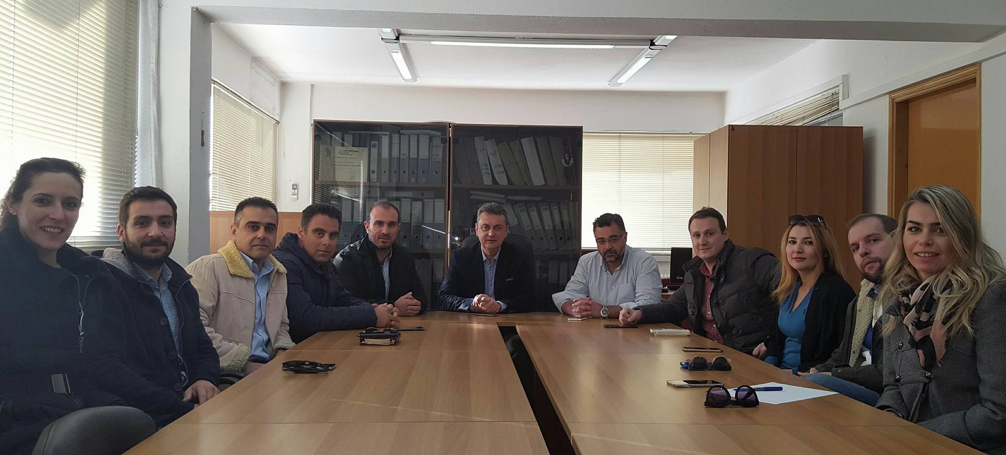 Συνάντηση του Προέδρου της ΠΕΔ Θεσσαλίας με υποψήφιους μηχανικούς της ΔΚΠ της Π.Ε Καρδίτσας
